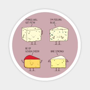 cheesy puns Magnet